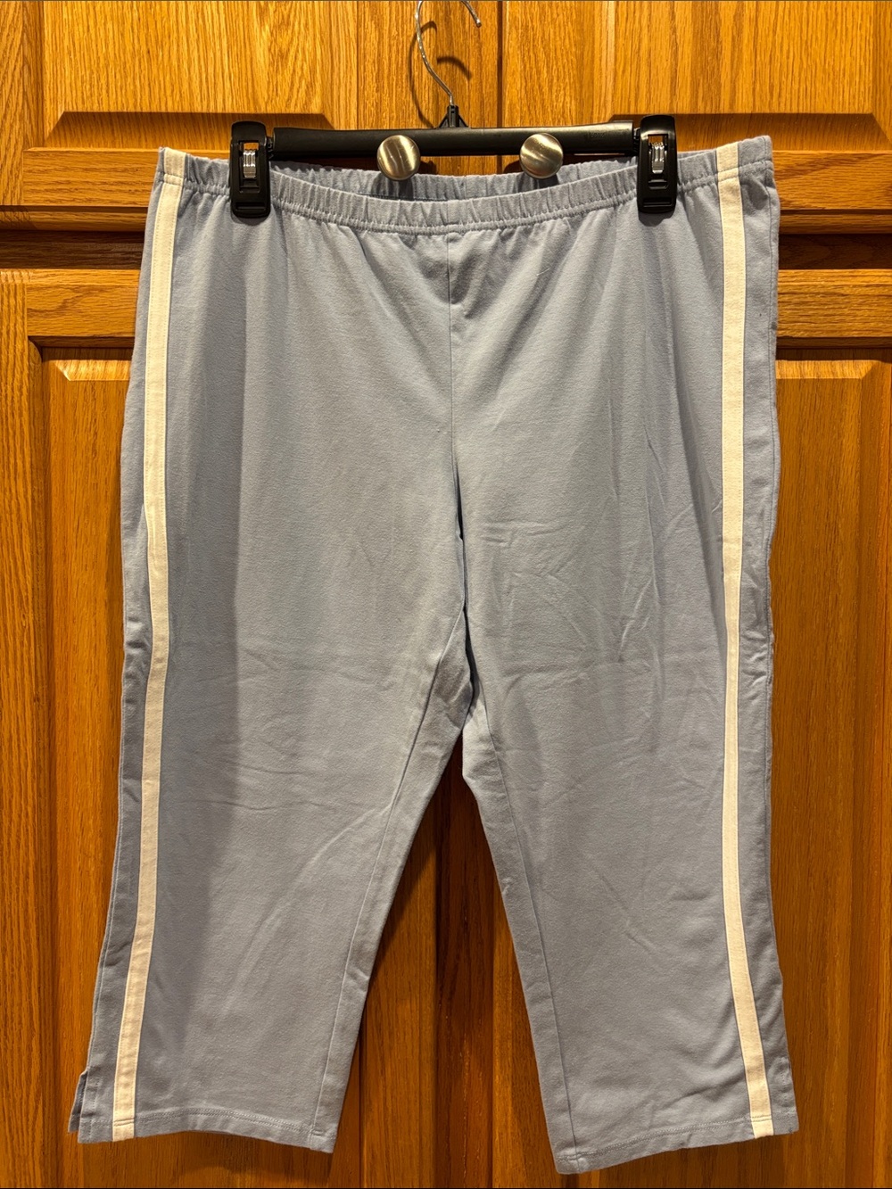 Urban Outfitters Out From Under Light Blue Joggers with White Side Stripes-SZ XL